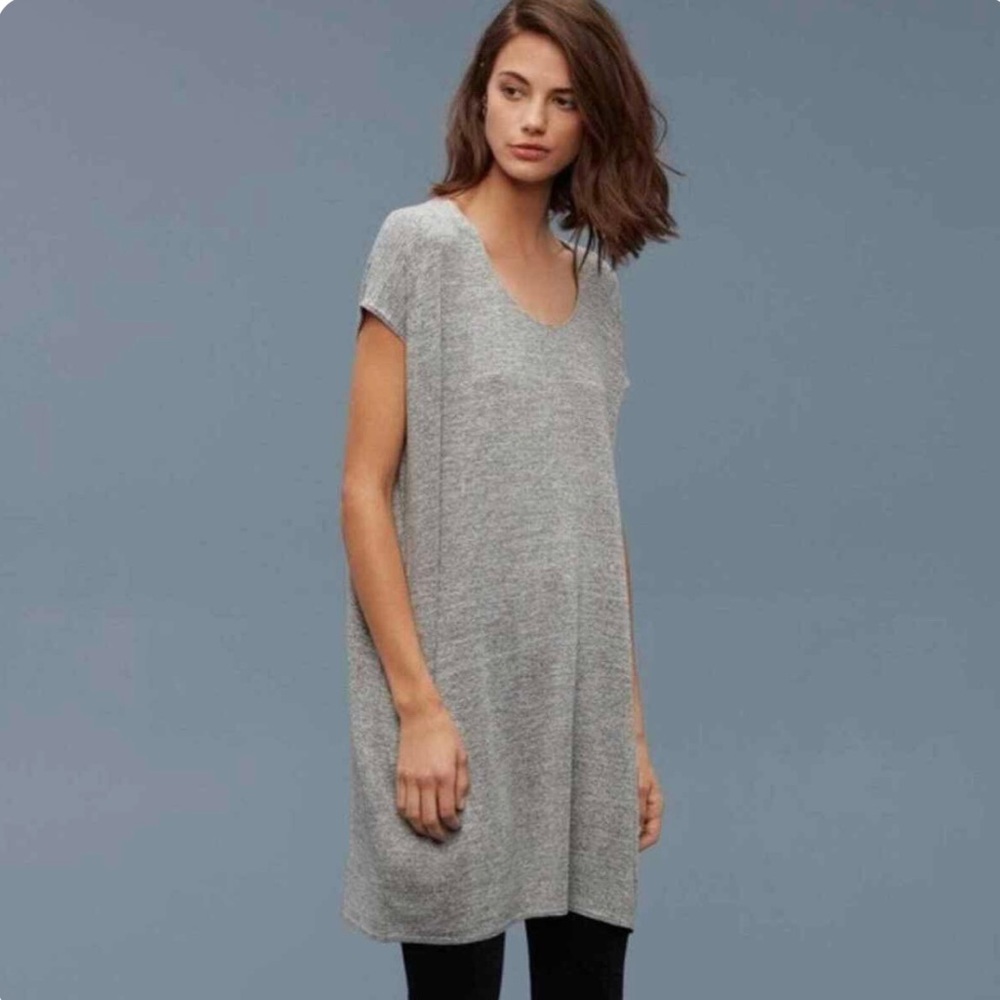 Wilfred Heather Gray Lorelei T-Shirt Dress